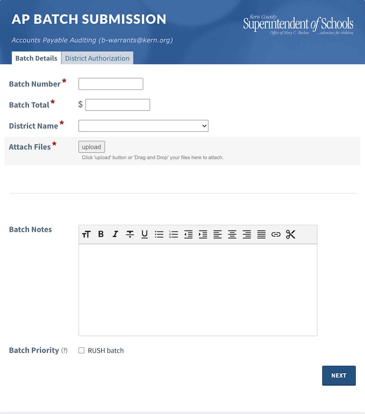 AP Batch Instructions Kern County Superintendent Of Schools Office 