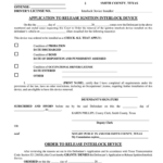 Application To Release Ignition Interlock Device Smith County Fill