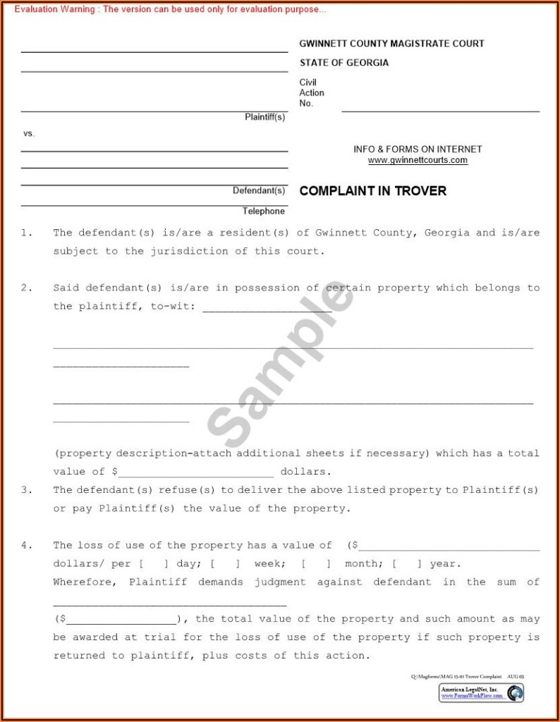 Dekalb County Magistrate Court Forms Form Resume Examples yKVBeadYMB