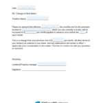 Rental Increase Letter Google Search Lettering Being A Landlord