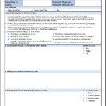 Safety Quality Good Catch Form
