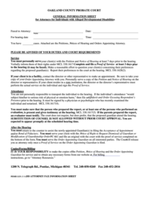 Top 7 Oakland County Court Forms And Templates Free To Download In PDF