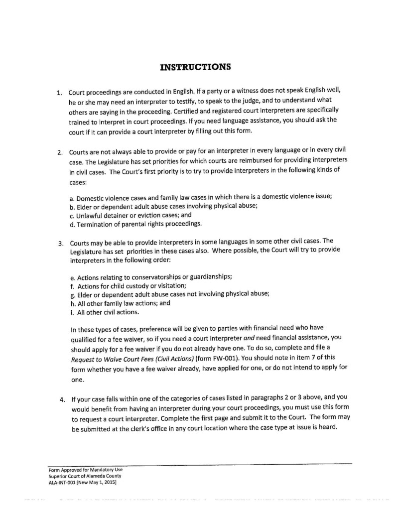 Alameda County Probate Court Forms Universal Network
