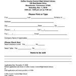Craft Fair Vendor Application 1 1 Fill Out And Sign Printable PDF