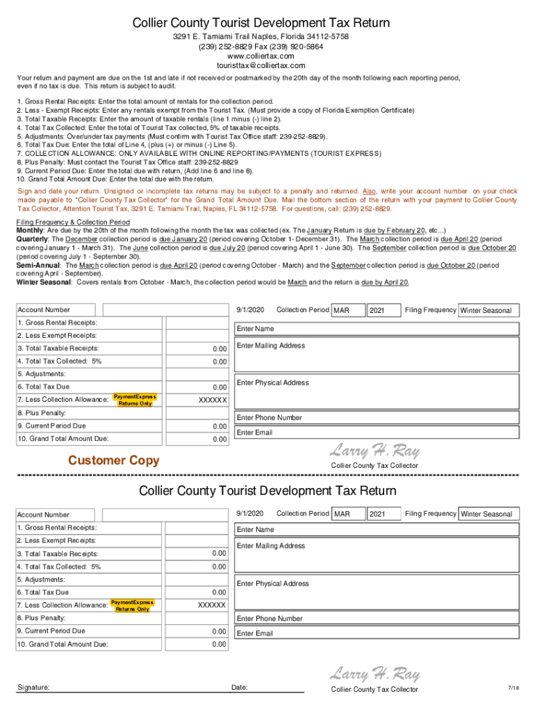 duval county fl tourist development tax