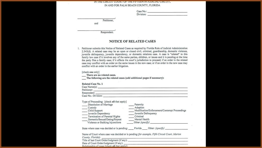 Florida Small Claims Court Forms Broward Form Resume Examples 