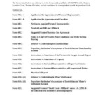 INDEX OF MARION COUNTY PROBATE FORMS Indianapolis Bar