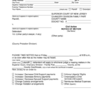 New Jersey Child Support Emancipation Forms