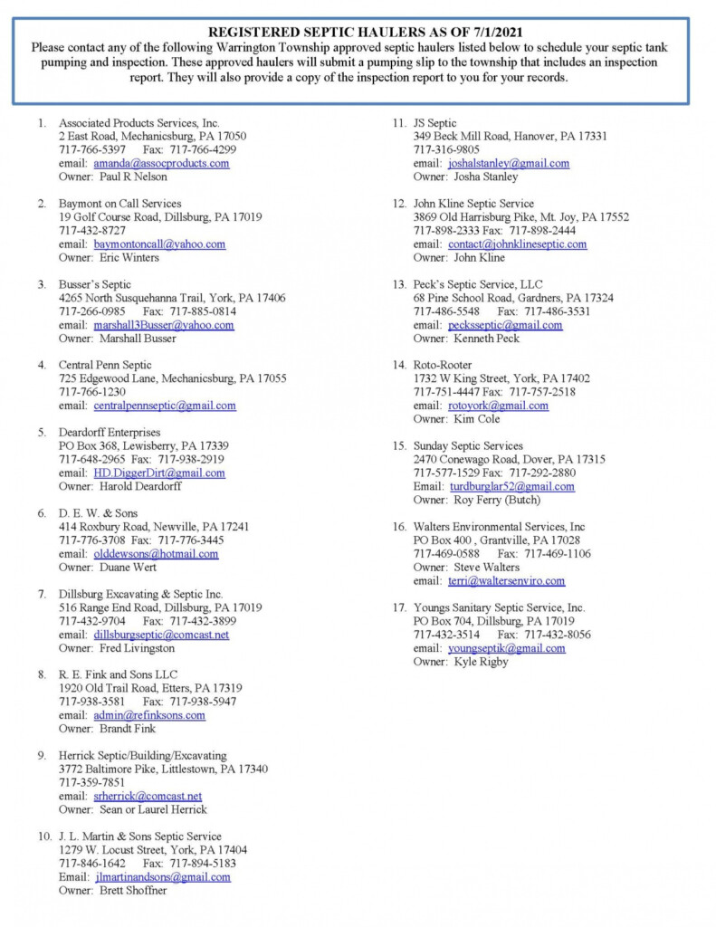 Ordinances Plans Resolutions Warrington TownshipWarrington Township