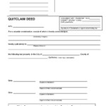 Quit Claim Deed Form Oklahoma County Universal Network