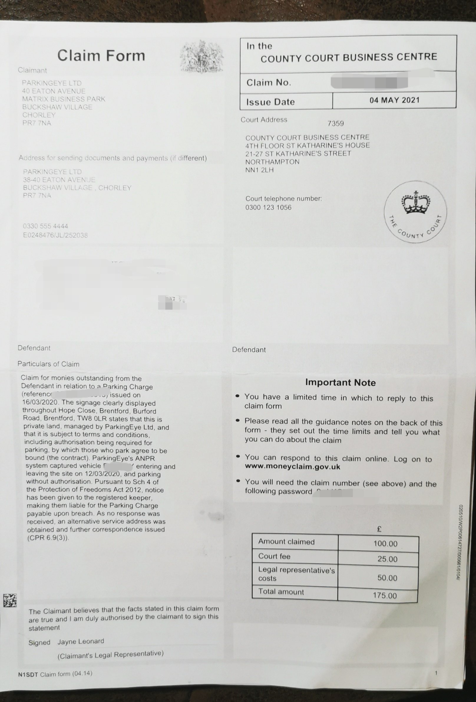 Received A County Court Claim Form Advice MoneySavingExpert Forum Received A County Court Claim Form Advice MoneySavingExpert Forum