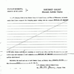 State Of Minnesota Vs Max Mason Case No 22590 1921 1922 Notice Of