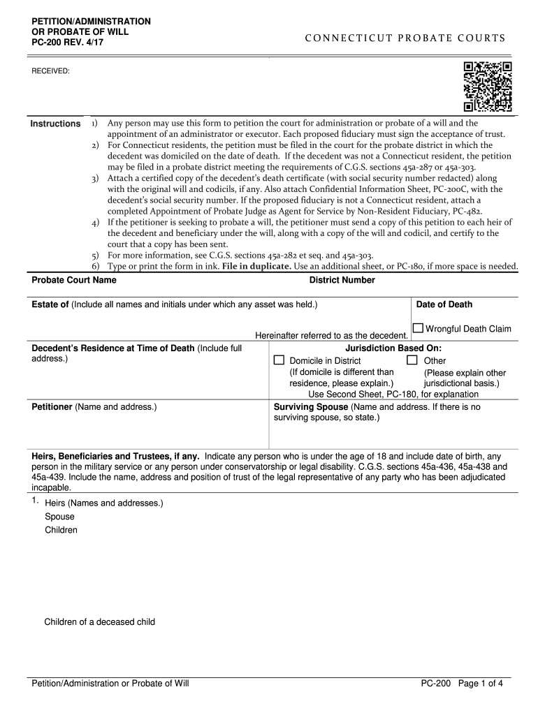 2013 Form CT PC 200 Fill Online Printable Fillable Blank PdfFiller