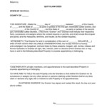 3 Georgia Quitclaim Deed Form Free Download