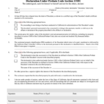CA Declaration Under Probate Code Section 13101 2014 2022 Fill And