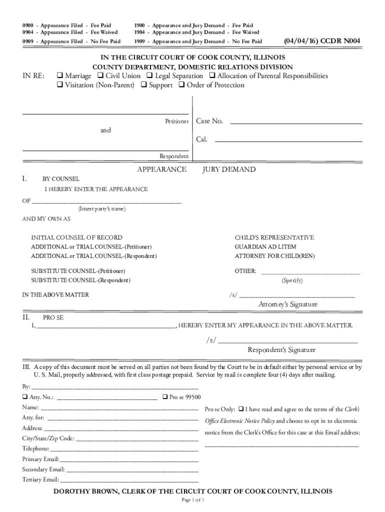 File Appearance Cook County Form Fill Out And Sign Printable PDF File Appearance Cook County Form Fill Out And Sign Printable PDF