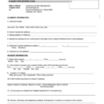 Fillable Standard Tort Claim Form Printable Pdf Download