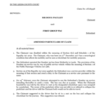 Firstbus Particulars Of Claim
