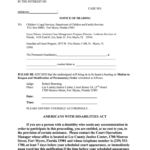 Fl Lee Notice Hearing Fill Online Printable Fillable Blank PdfFiller