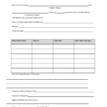 Free Printable Community Service Log Sheet Printable Templates