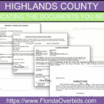 Highlands County FL Locate The Documents Tax Deed Auctions And Excess
