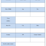 Jail Release Form Editable PDF Forms