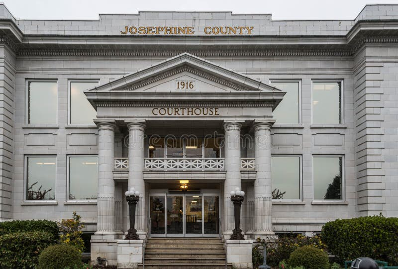 Josephine County Courthouse En El Paso Oregon De Las Concesiones Imagen 