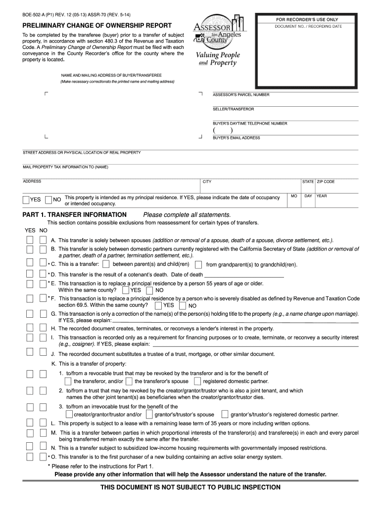 La County Property Tax Refund Form CountyForms La County Property Tax Refund Form CountyForms