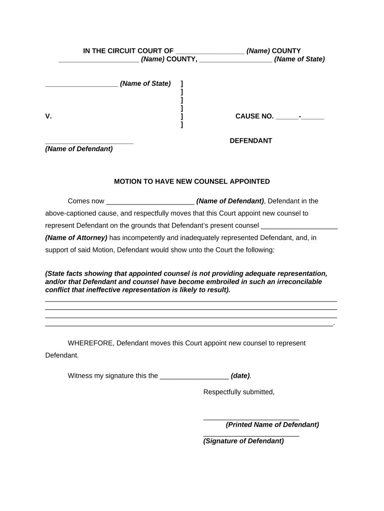 Marsden Motion Template Doc Template PdfFiller