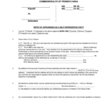Petition Of Continuance Dismissal Of Custody Packet Monroe County