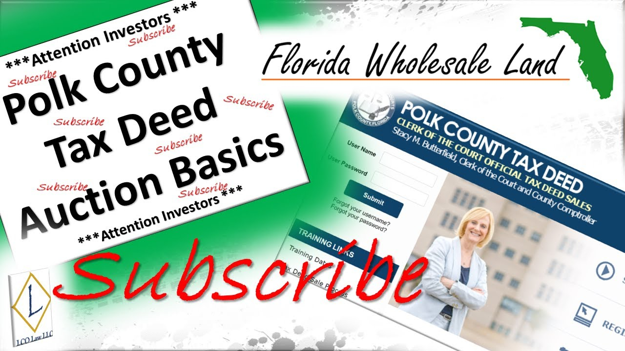 Polk County Tax Deed Auction Basics YouTube Polk County Tax Deed Auction Basics YouTube