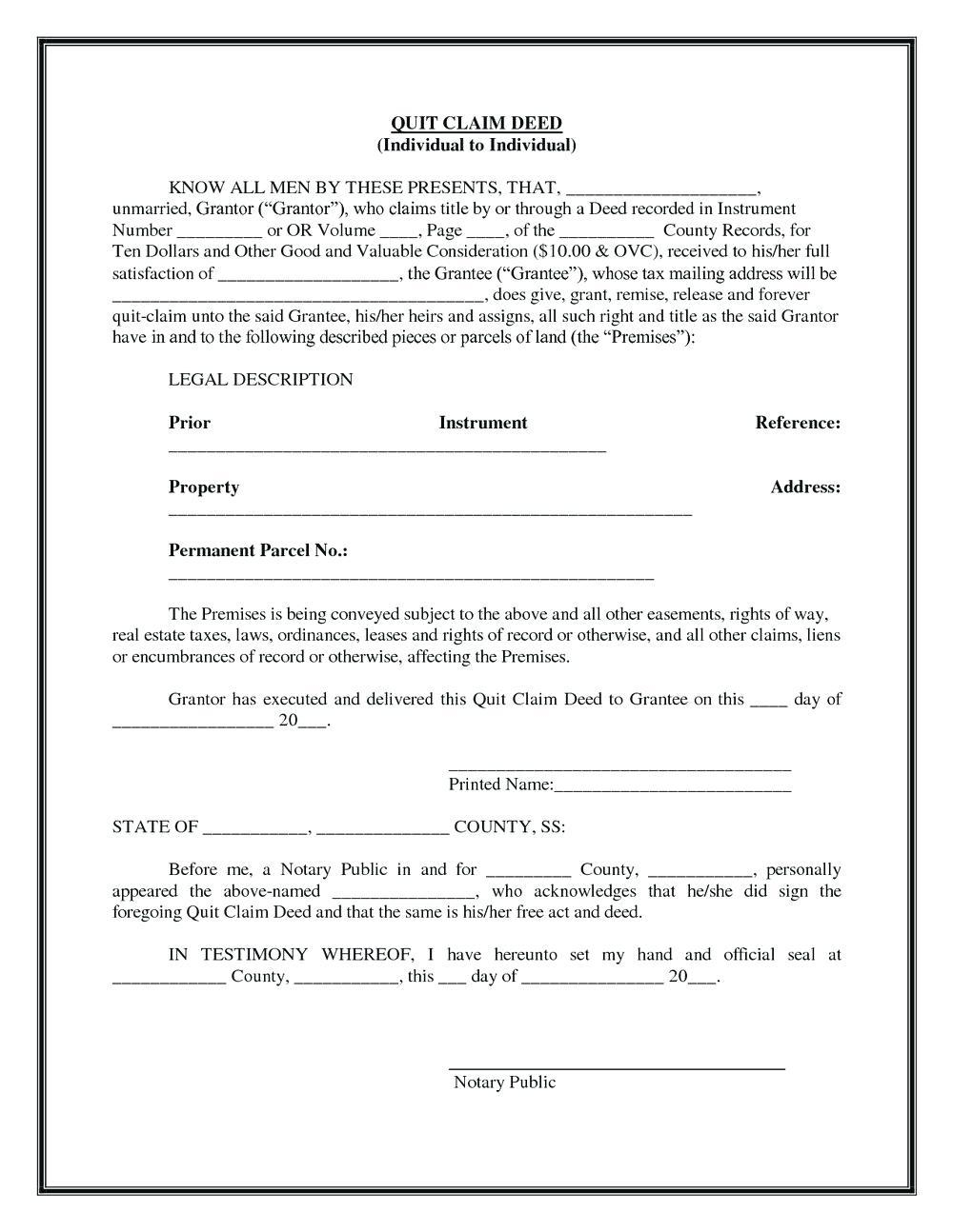Quit Claim Deed Forms For Clark County Nevada Universal Network Quit Claim Deed Forms For Clark County Nevada Universal Network