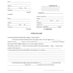 Small Claims In Doc Template PdfFiller