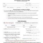 Spotsylvania County Personal Property Tax Form Fill Out And Sign